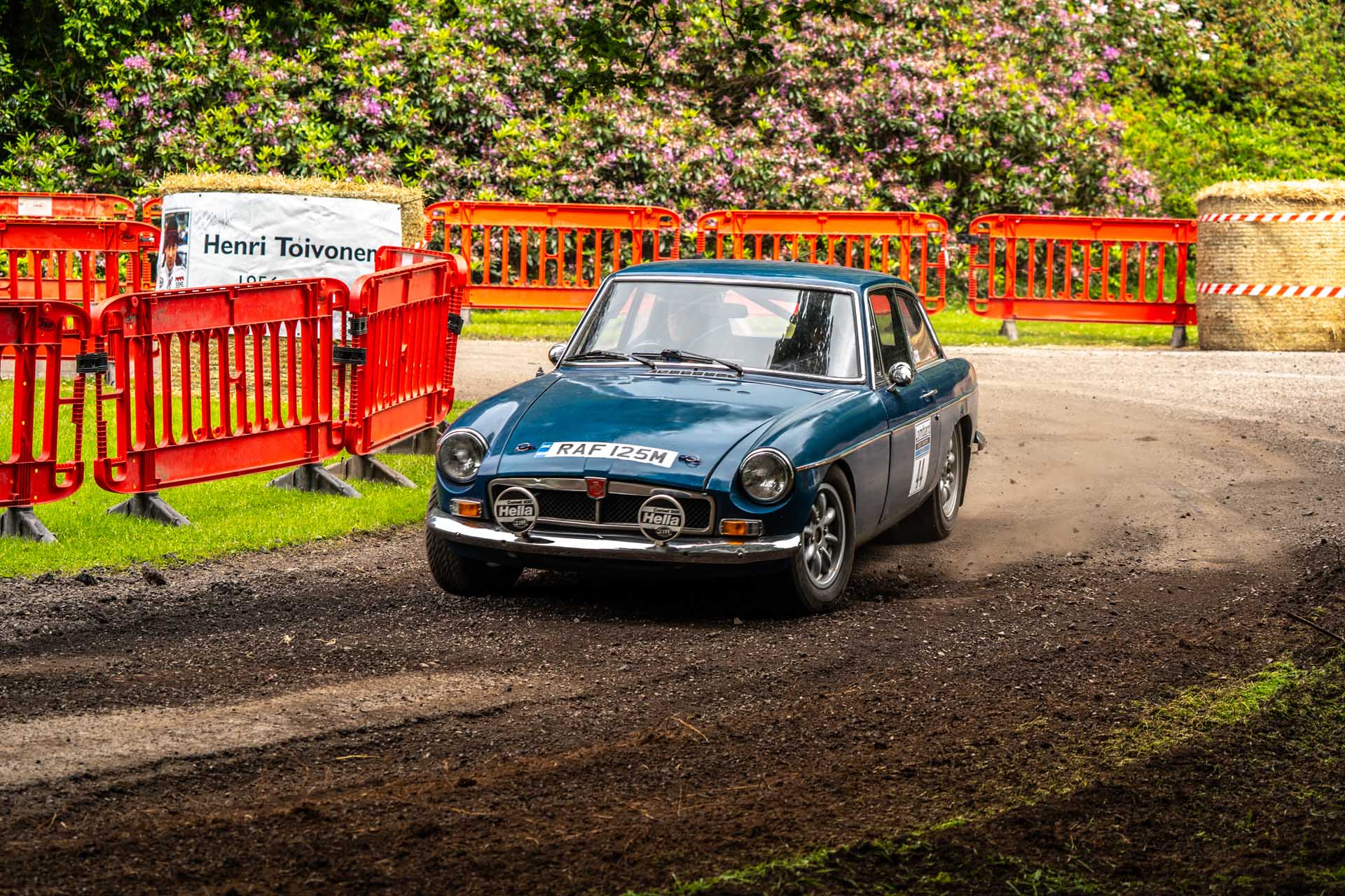MGB on a gravel stage