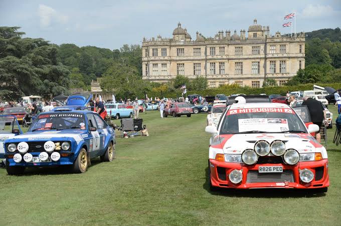 Historic rally car